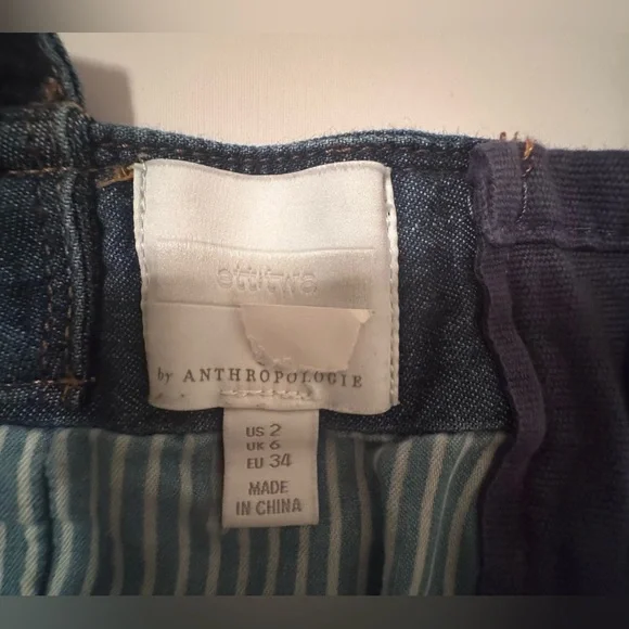 ANTHROPOLOGIE ET TWA Women's Blue
Chambray Wide Leg - Picture 15 of 16